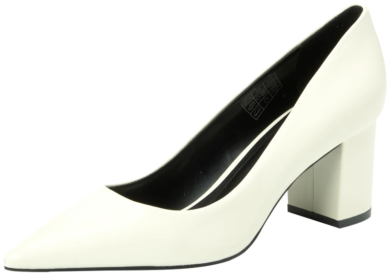 HUGO Women's Devany Pump - Natural Smooth Leather - Size 10 UK