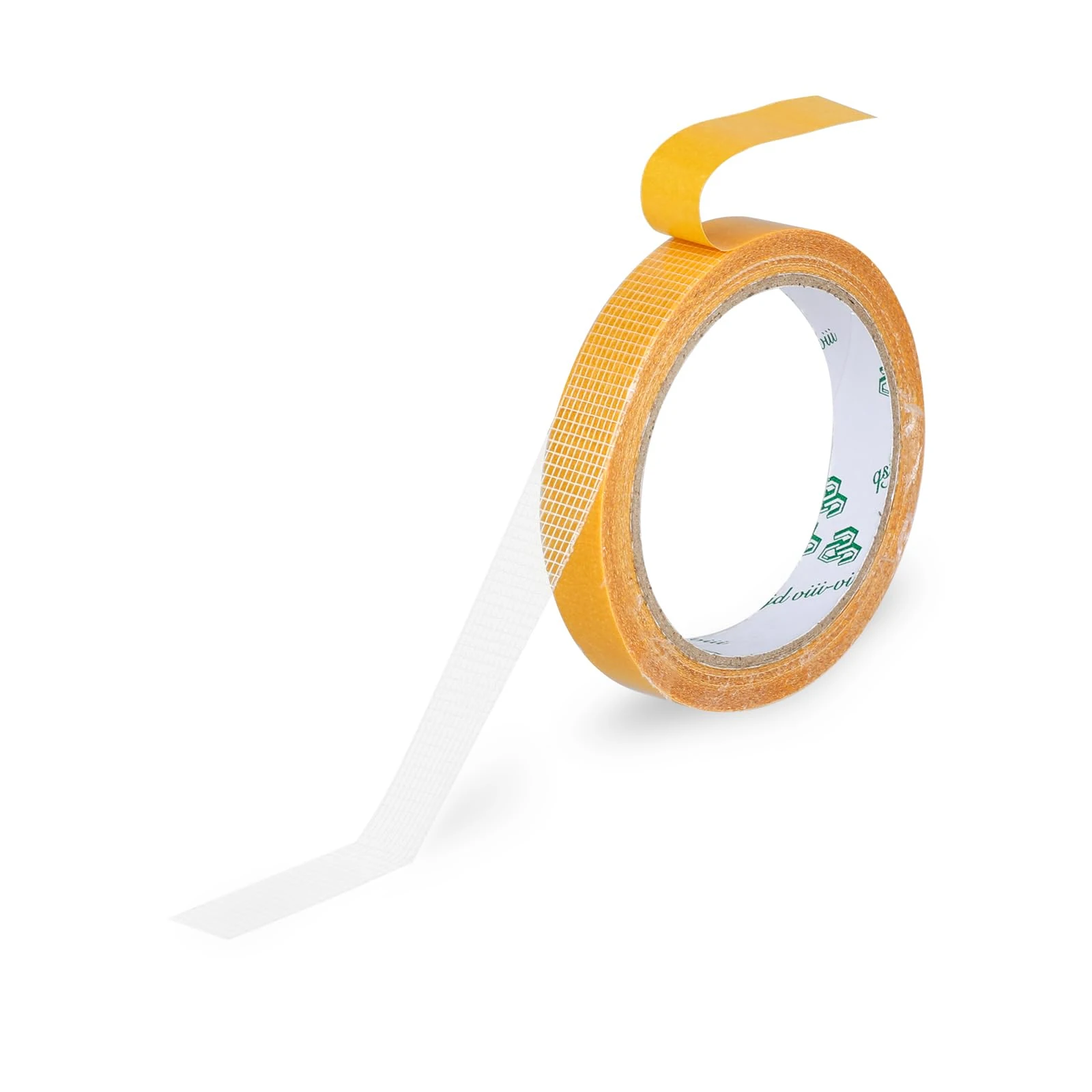 Abeillo Double Sided Fabric Tape 0.6inch Adhesive Heavy Duty Fabric Tape Sticky Transparent Carpet Tape Fashion Strong Mounting Tape for Art and Crafts Decorating Birthdays Indoor Accessories