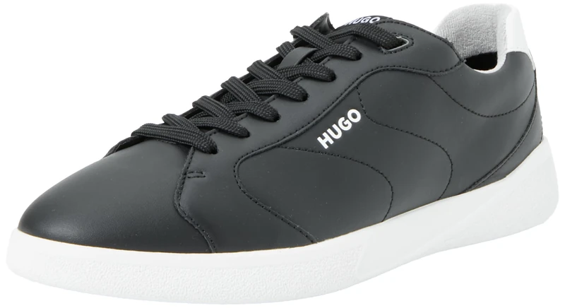HUGO Men's Riven_Tenn_punyl Tennis, Black, 8 UK