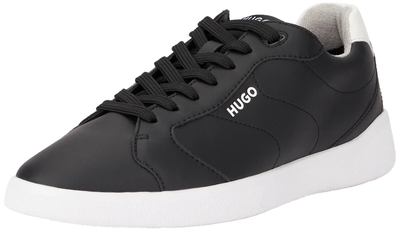 HUGO Men's Riven_Tenn_punyl Tennis, Black, 7 UK