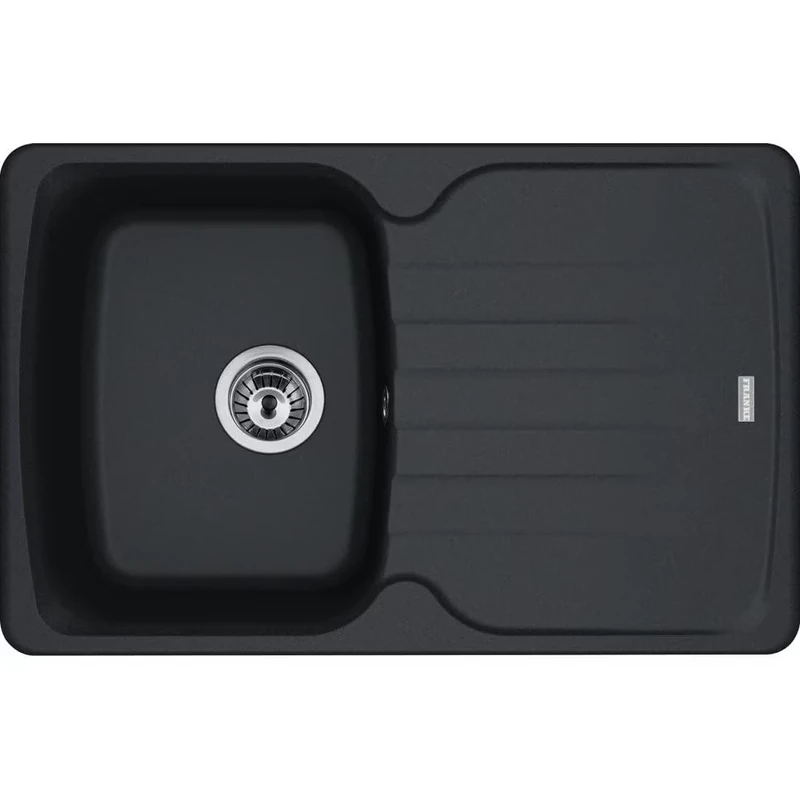 Kitchen Sink Made of Granite (Fragranite) with a Single Bowl from Franke Antea AZG 611-78 - Onyx - 114.0676.249