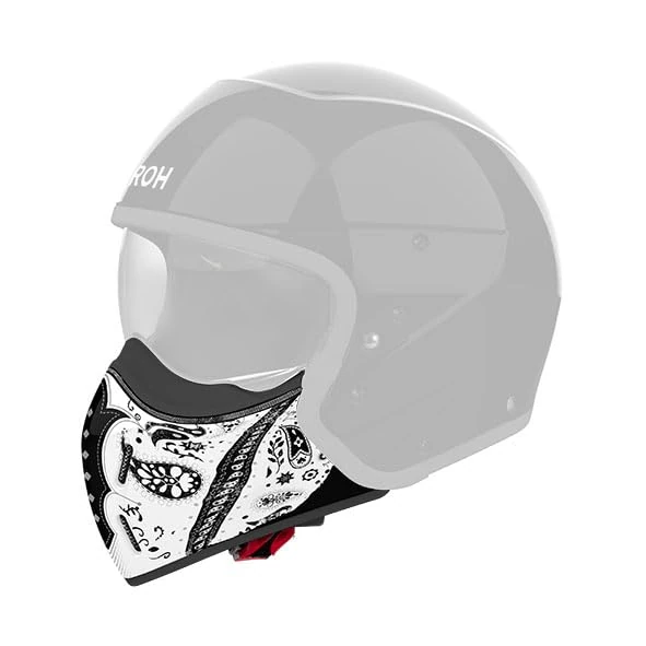 AIROH J110 CHINGUARD PEASLY White Gloss