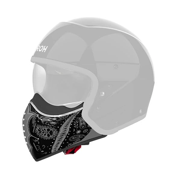 AIROH J110 CHINGUARD PEASLY Black Gloss - Image 1
