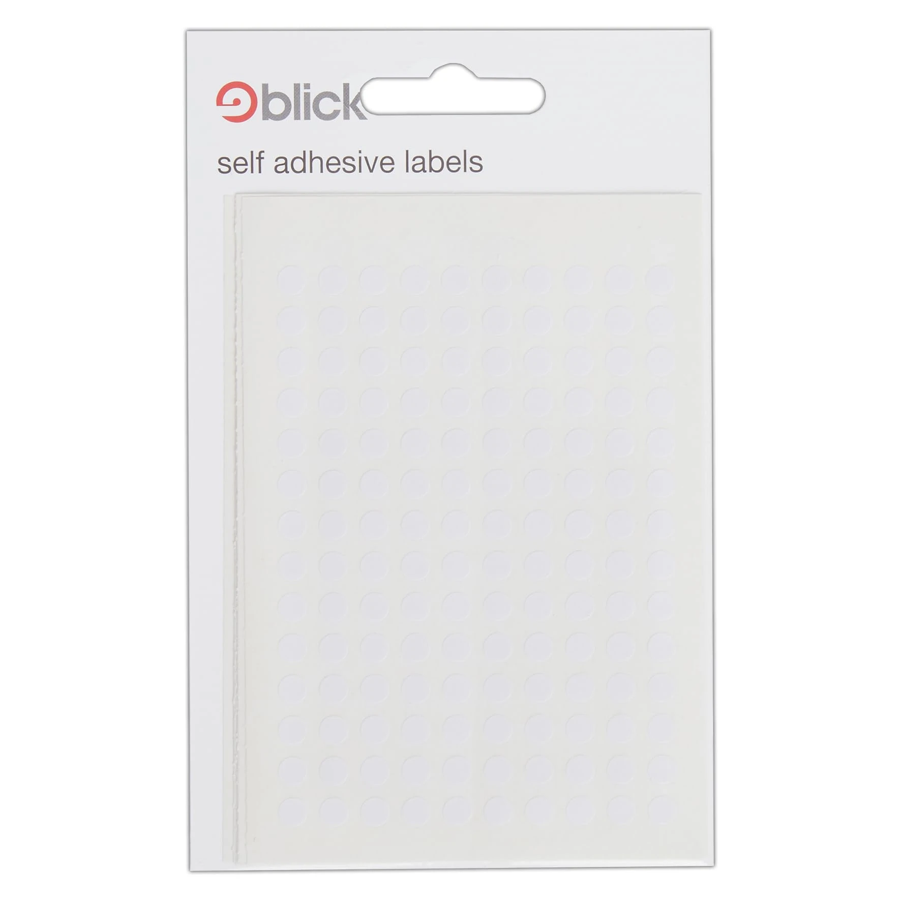 Blick Labels, White, Self Adhesive Stickers, Coloured Dot, Circles, 5mm, 980 Labels, for Home, Office, Family, School, Holiday Calendar Organising, Planner, Rewards Chart, Colour Coding