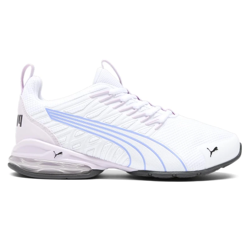 PUMA Women's Voltaic Evo Cross Trainer Sneaker, White-Blue Skies, 5 UK