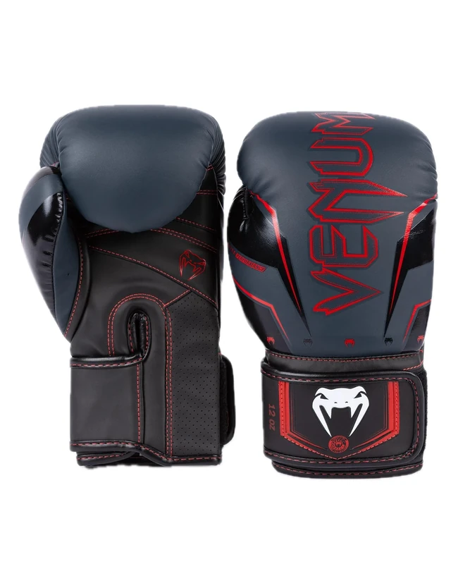 Venum, Elite Evo Boxing Gloves, Unisex Adult, 10 Oz, Navy/Black/Red