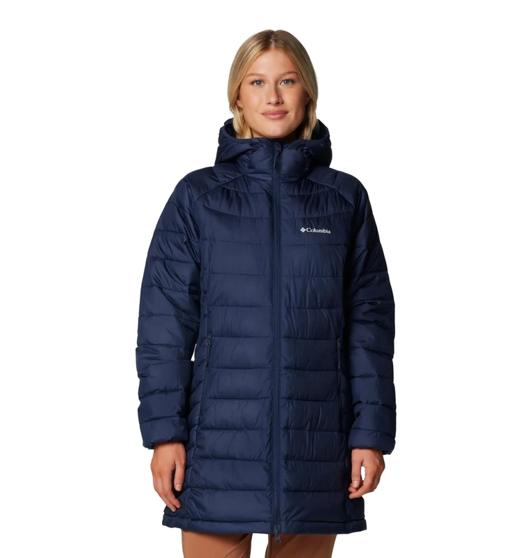 Columbia Women's Powder Lite 2 Mid Jacket, Puffer Jacket, Collegiate Navy, M