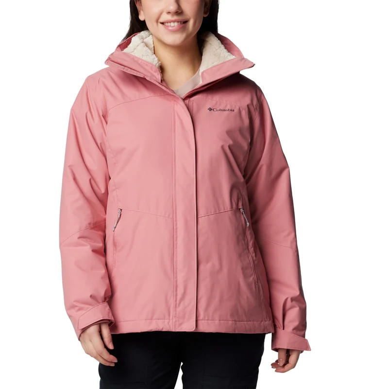 Columbia Women's Bugaboo 3 Fleece Interchange Jacket, Pink Agave, XS