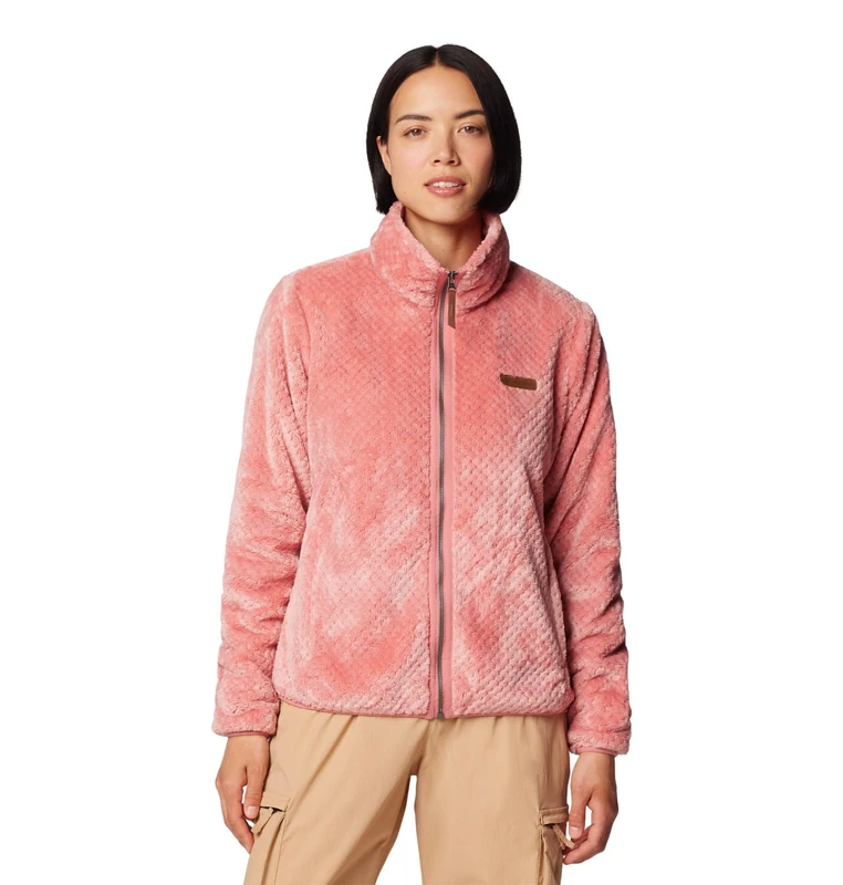 Columbia Women's Fire Side 2 Sherpa Full Zip, Pink Agave, XS