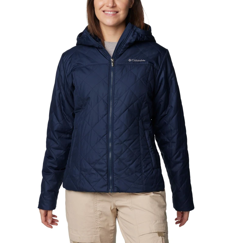 Columbia Women's Copper Crest 2 Hooded Jacket, Collegiate Navy, M