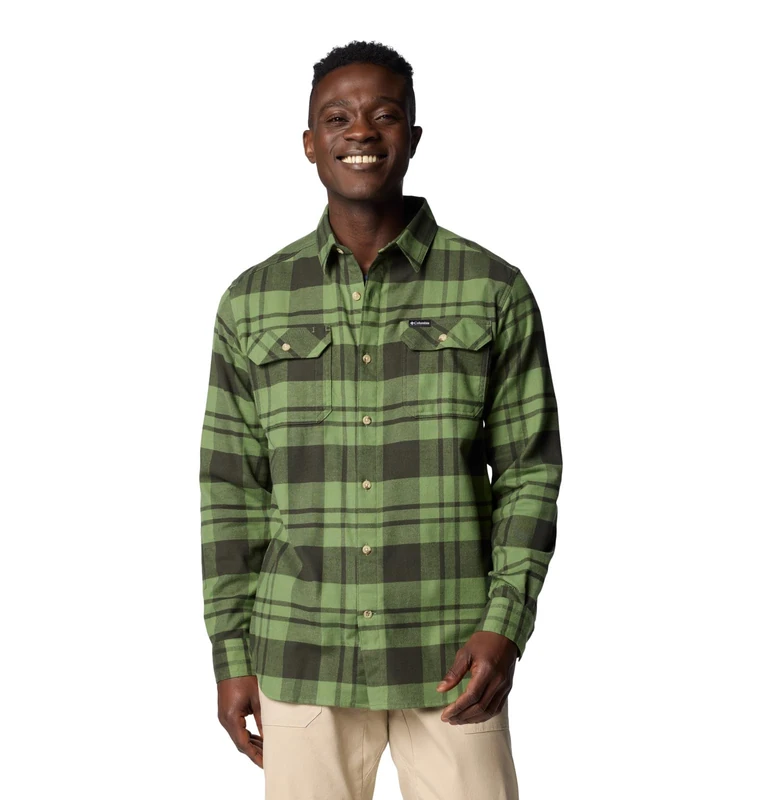 Columbia Men's Flare Gun Stretch Flannel Shirt - Image 1