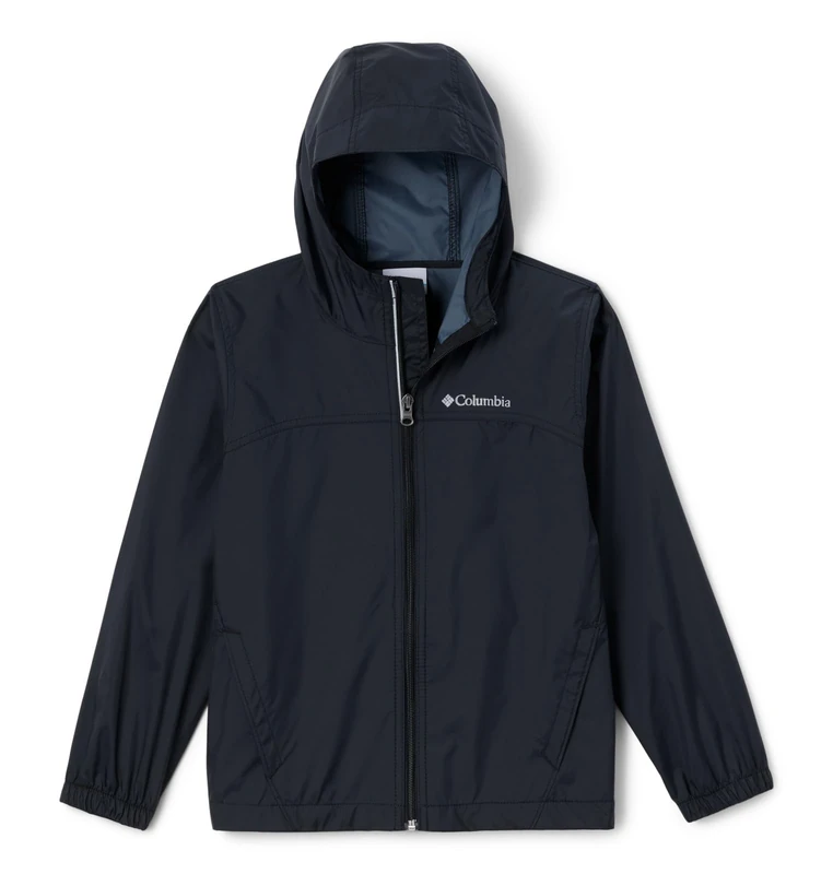 Columbia Youth Boys Glennaker 2 Rain Jacket, Black, 152 - Image 1