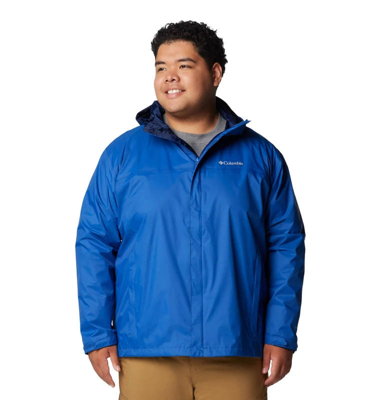 Columbia Men's Watertight II Rain Jacket, Mountain Blue, L