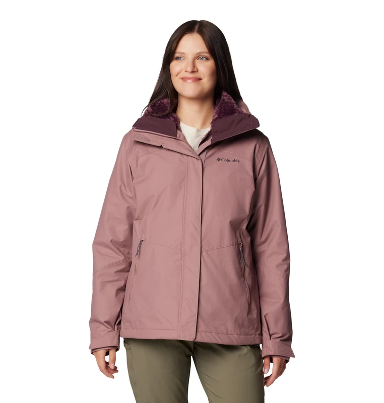Columbia Women's Bugaboo 3 Fleece Interchange Jacket, Fig, L