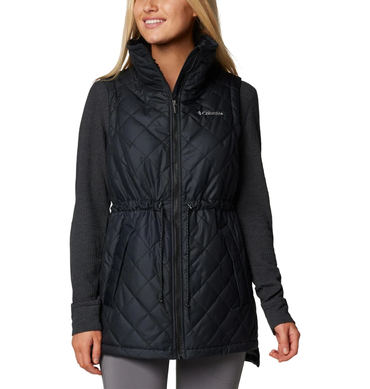Columbia Women's Copper Crest 2 Mid Vest, Black, L