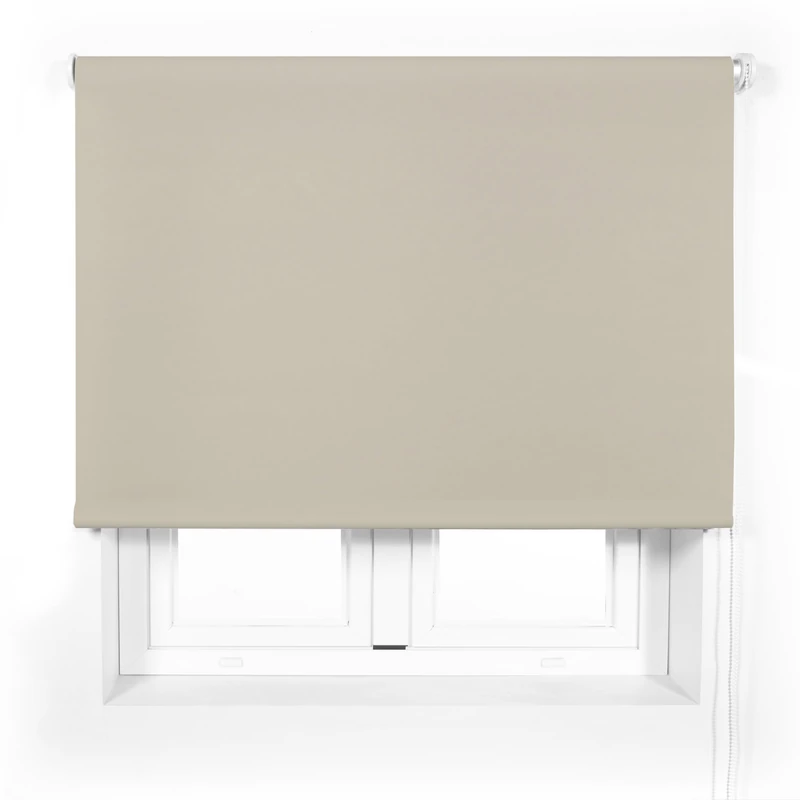 Blindecor Premium Translucent Roller Blind Made to Measure | Ivory | 90 x 240 cm (Width x Height) Fabric Size 87 x 235 cm | Translucent Roller Blind Tube 38 mm, More Resistant and Elegant