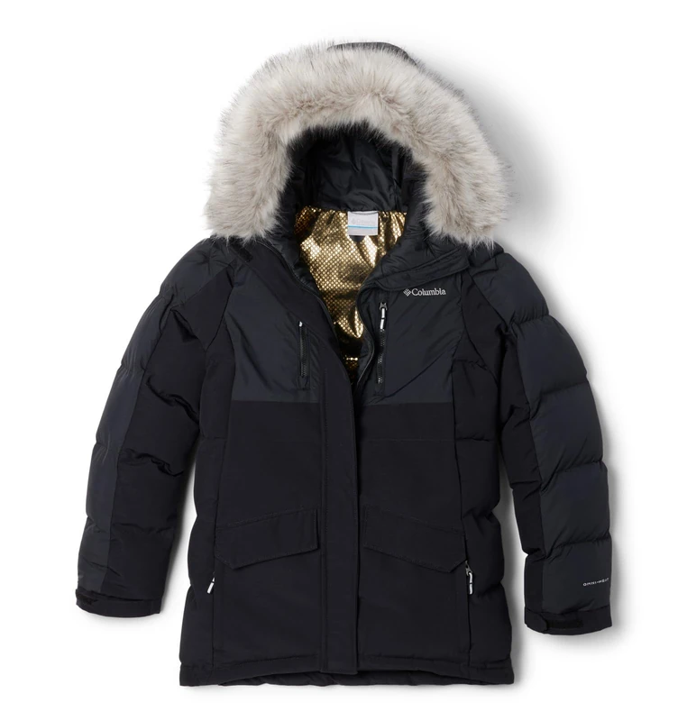 Columbia Youth Girls Marquam Peak Fusion 3 Parka, Black, 164