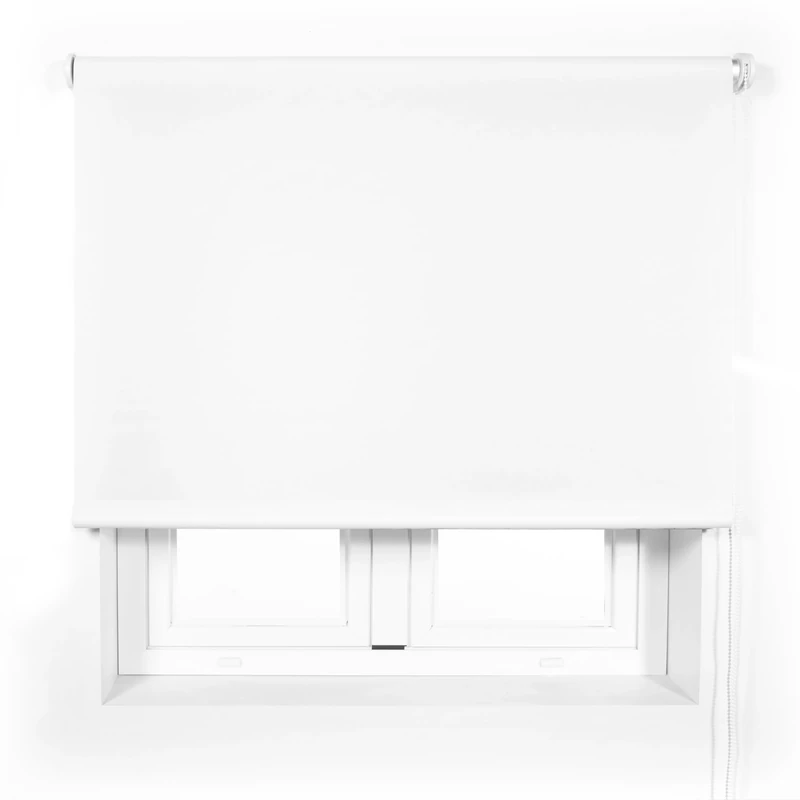 Blindecor Premium Translucent Blind to Measure | White | Blind 145 x 165 cm (Width x Height) Fabric Size 142 x 160 cm | Translucent Roller Blind Tube 38 mm, More Resistant and Elegant