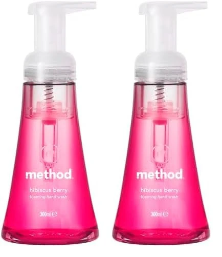 Method Foaming Hand Wash, Hibiscus Berry, 300ml (Pack of 2)