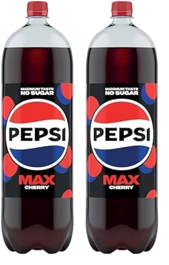 Pepsi Max Cherry,2 l (Pack of 2)