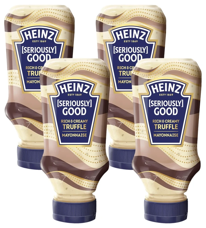 Heinz Seriously Good Truffle Mayo Mayonnaise, 220 ml (Pack of 4)