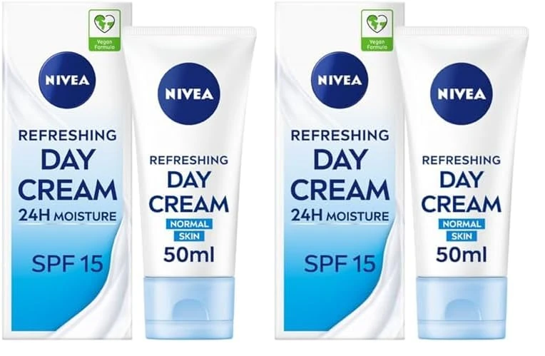 NIVEA Light Moisturising Day Cream 50ml SPF15 - Pack of 2