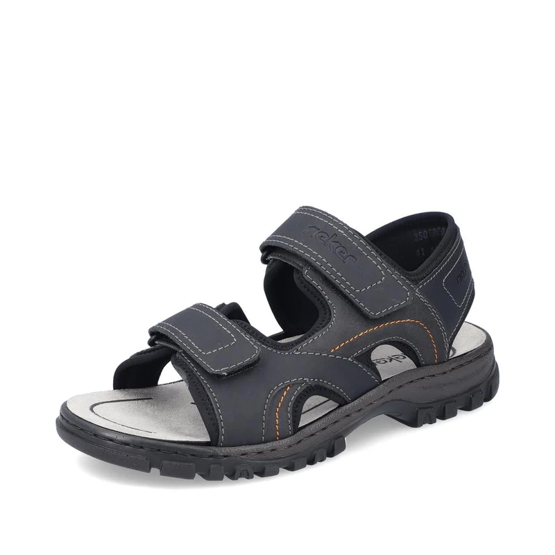 Rieker Men's Classic Sandals 25053, Men's Sandals, Black 00, 11 UK - Image 1