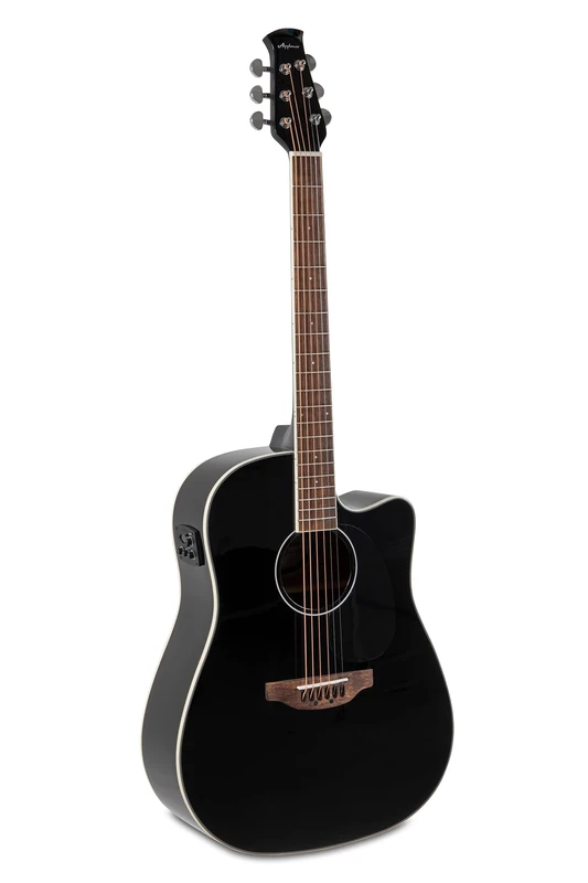 Applause Electric Acoustic Guitar Wood Classics AED96-5HG Black Gloss Electro