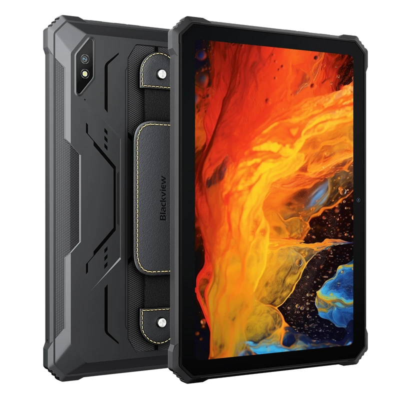 Blackview - Active 8 Pro - Shockproof Waterproof Tablet - Android 13-256GB ROM / 8GB RAM - Long Life Battery 22,000 mAh - Orange