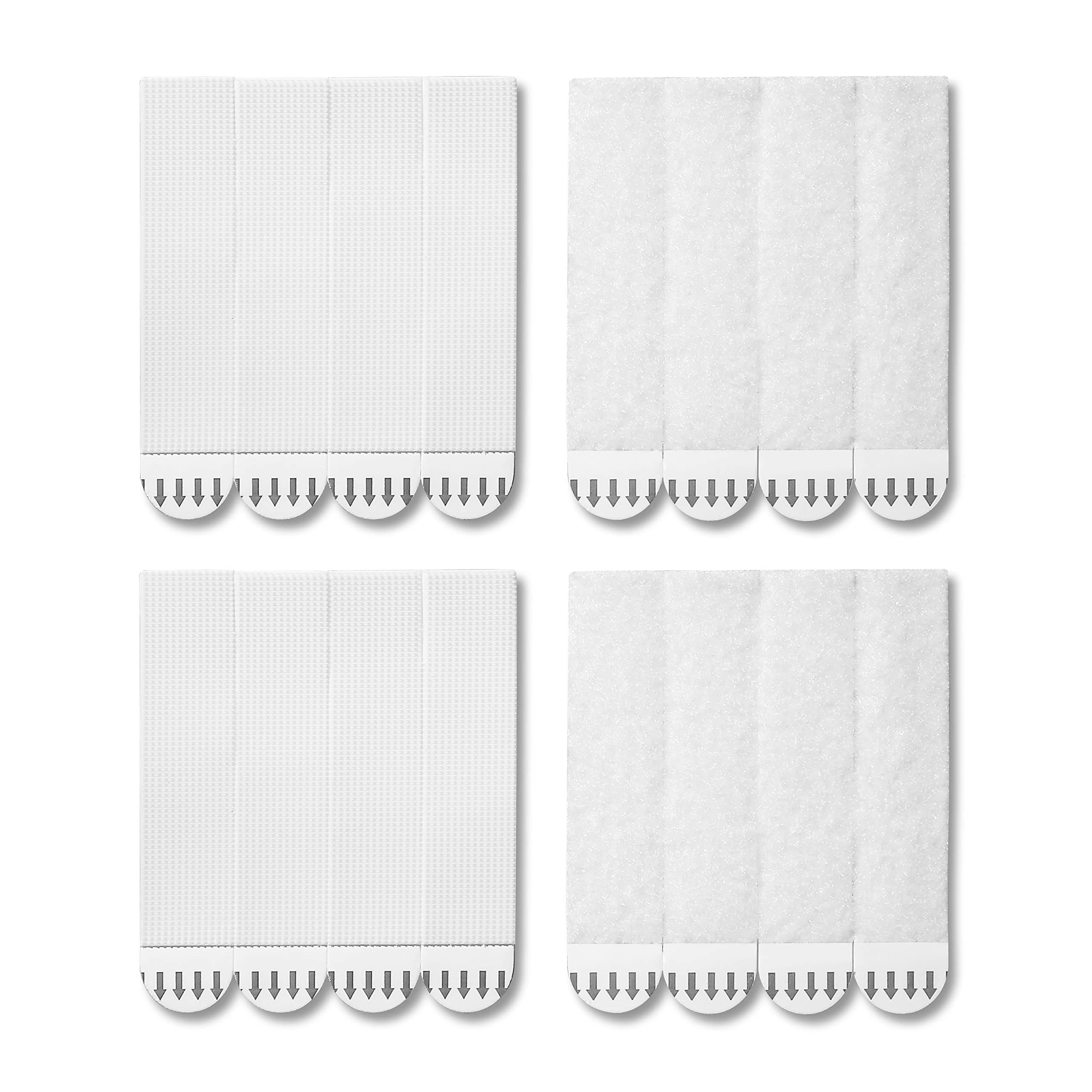 20-Pairs(40 Strips) XL Picture Hanging Strips Heavy Duty, Hook and Loop Tape Damage Free, Water-Resistant Adhesive Strips for Frame Hanging and Christmas Decorations