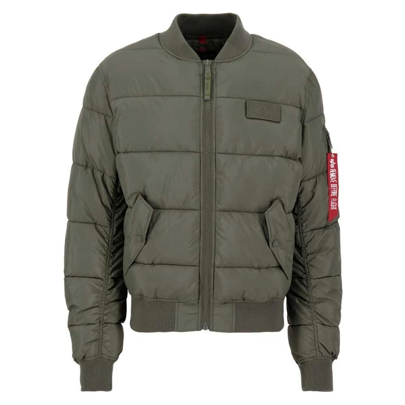 Alpha Industries MA-1 Puffer Bomber bomber jacket for men Dark Olive