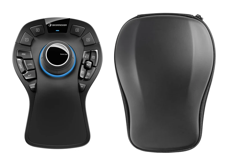3Dconnexion SpaceMouse Pro Wireless (Bluetooth Edition, 3D Mouse, Wireless, Black)