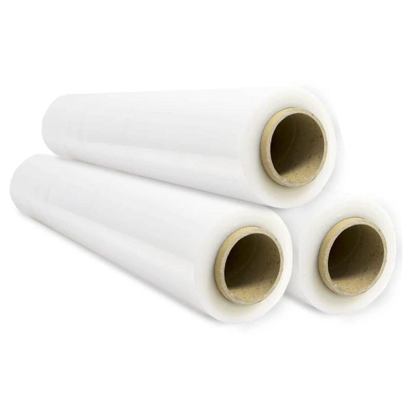 Transparent Film for Packaging, Transparent Film, Paper Film, Furniture Protector, Moving Boxes, Plastic Cover 50 cm x 300 m Stretchable – SIDI (3 Units, Transparent)