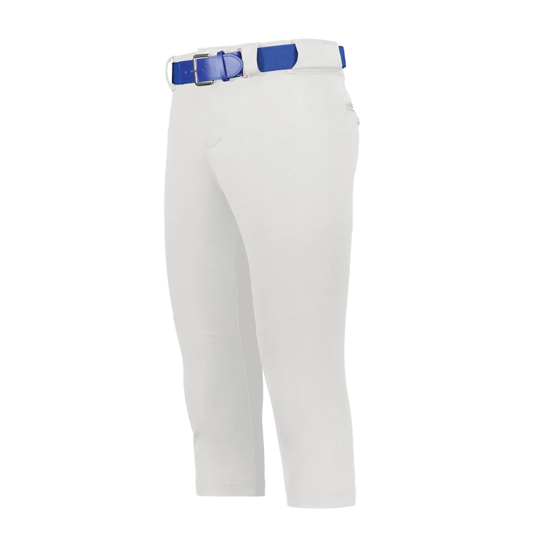 Russell Athletic Women's Deck Softball Knicker-Stylish Beltloop Pants with Pockets for Ultimate Comfort, White, Large