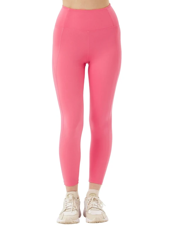 Girlfriend Collective Women's Compressive High-Rise Leggings, 7/8, Camellia, S