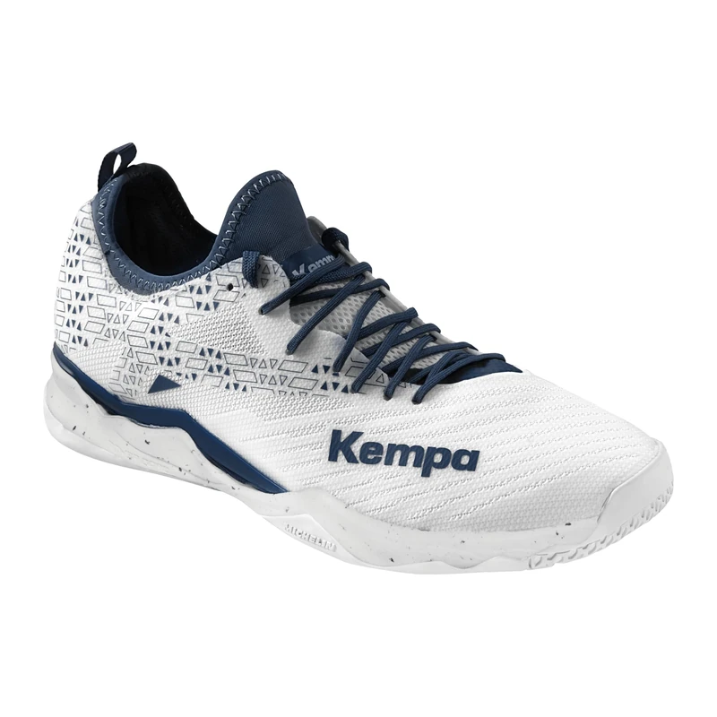Kempa Unisex Wing Lite 2.0 Game Changer Handball Shoes Trainers, White Navy, 12 UK