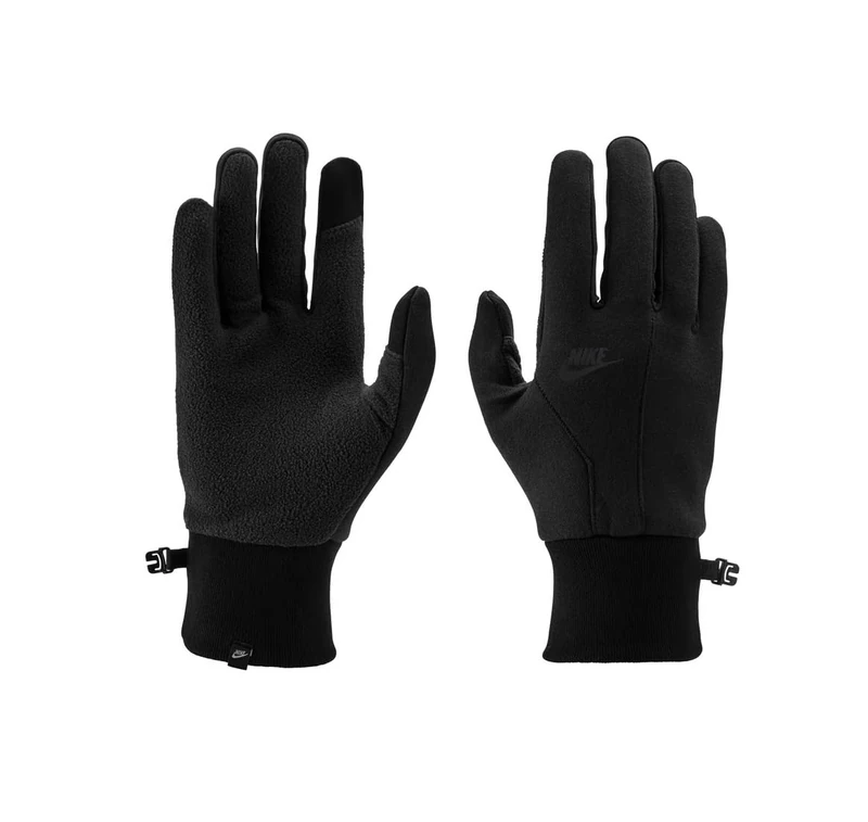 Nike Men's Therma-Fit Tech Fleece Gloves 2.0 Winter Running Gloves for Training - Warm, Black/Black/Black, XL - Image 1