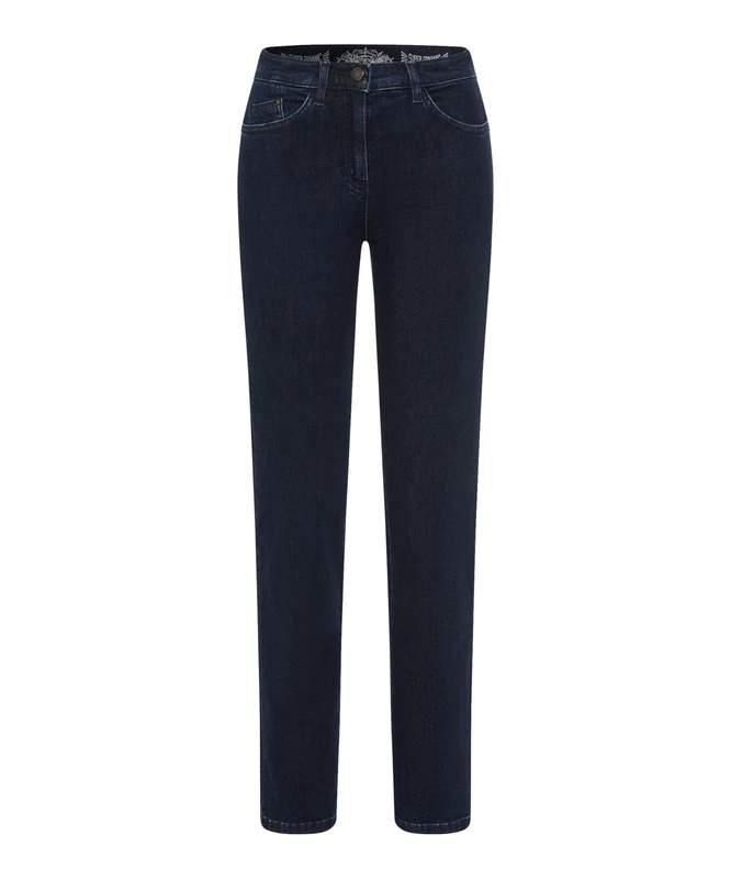Raphaela by Brax Women's Lora Invisible Shape, Authentic Denim, Super Slim Jeans, Dark Blue, 34W x 32L