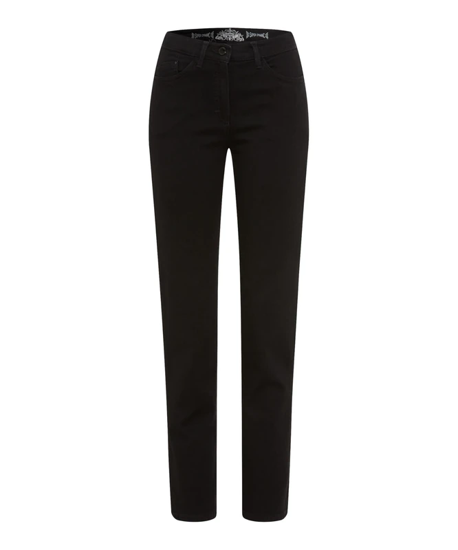 Raphaela by Brax Women's Lora Invisible Shape, New Authentic Denim, Super Slim Jeans, Black, 40W x 32L