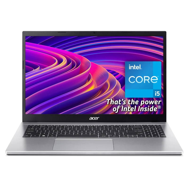 acer Aspire 3 A315-59 Laptop - Intel Core i5-1235U Processor, 8GB, 512GB SSD, Integrated Graphics, 15.6" Full HD, Windows 11, Silver