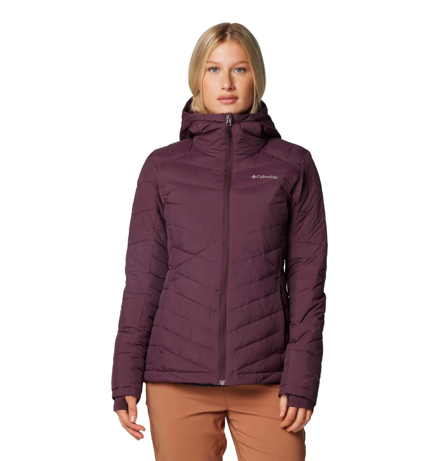 Columbia Women's Joy Peak II Hooded Jacket, Moonvista, 3X