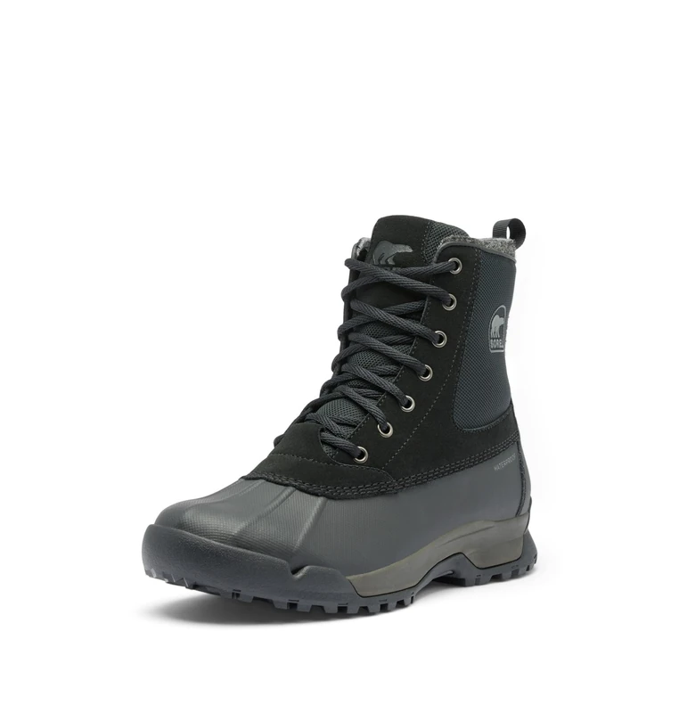 Sorel Men's Buxton Lite Boot WP, Casual Winter Boots, Black/Black, 10.5 Regular