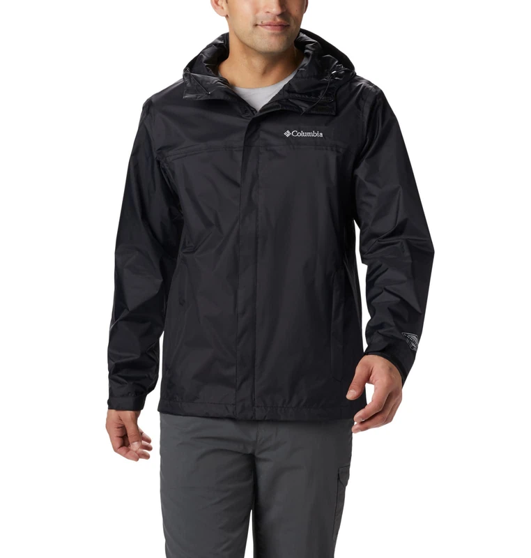 Columbia Men's Waterproof Jacket II Waterproof Jacket II, Black/Black, X-Large Tall - Image 1