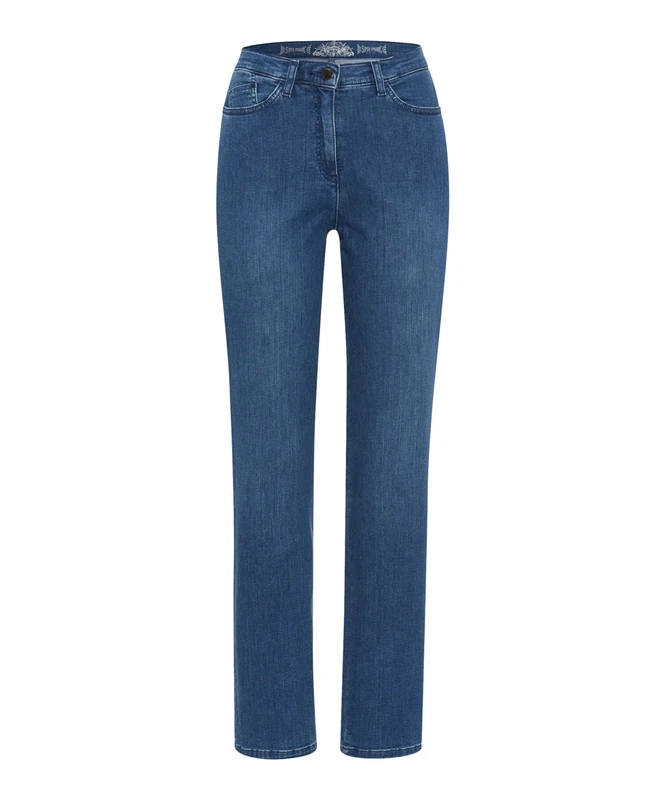 Raphaela by Brax Patti Straight Invisible Shape, Authentic Denim, Slim, Stoned, 27 W / 30 L - Image 1