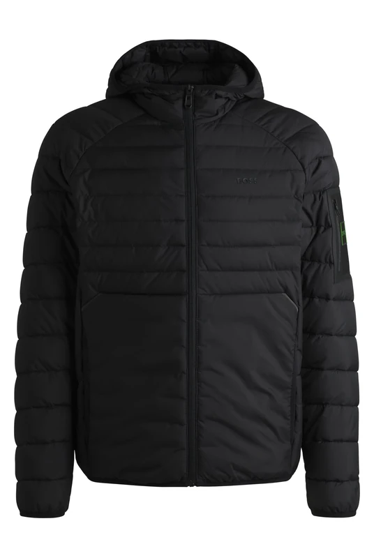 BOSS Mens 2 10262007 01 Puffer Jacket Lightweight Black L