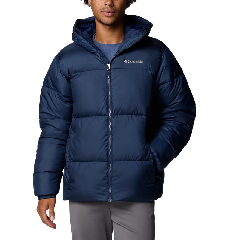 Columbia Men's Puffect Ii Hooded Jacket, Collegiate Navy, XXL