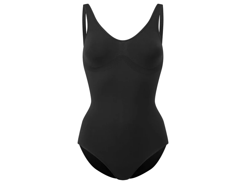 Heist Shapwear - Contour - The Body - Seamless, Firm Control Shaping Body (Black, 20-22) - Image 1