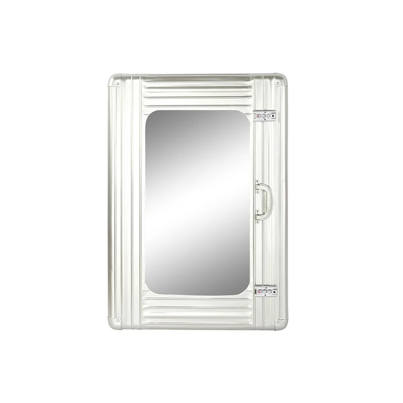 Home ESPRIT Vintage Metal Silver Wall Mirror 61 x 5 x 90 cm