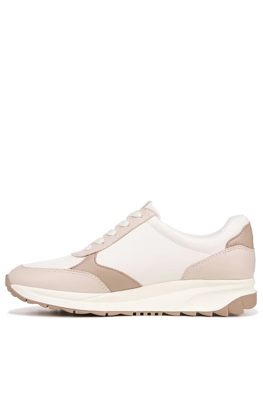 Naturalizer Women's Fashion Trainers - Shay Oxford, Beige Multi Leather, UK 9, Medium Fit