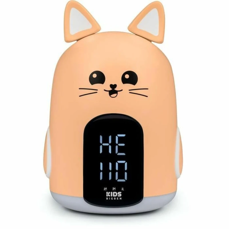 BIGBEN Salmon Cat Alarm Clock - Image 1